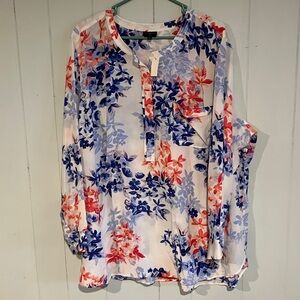 NWT Talbots Floral Print Women's Top